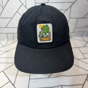 Parks Project Baseball Hat OS Black Leave No Trace Pack It In Strapback Cap